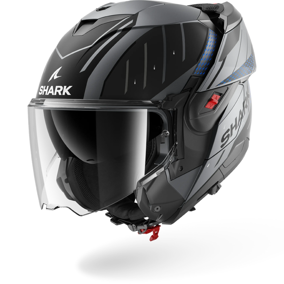 Shark OXO Flip Up Helmet Rydger Mat ABK