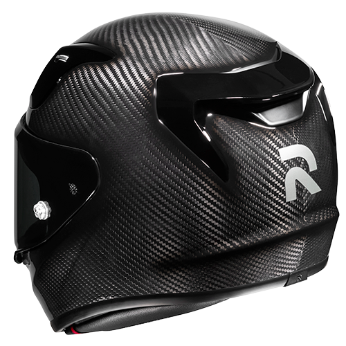 HJC Full Face Carbon Soild Helmet RPHA 12 Black