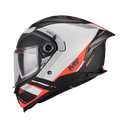 MT Full Face Helmet Barker SV B5 Black/Red/White