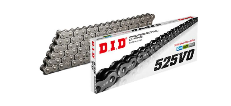 DID Chain 525 120L VO O-Ring Clip Type FB Natural