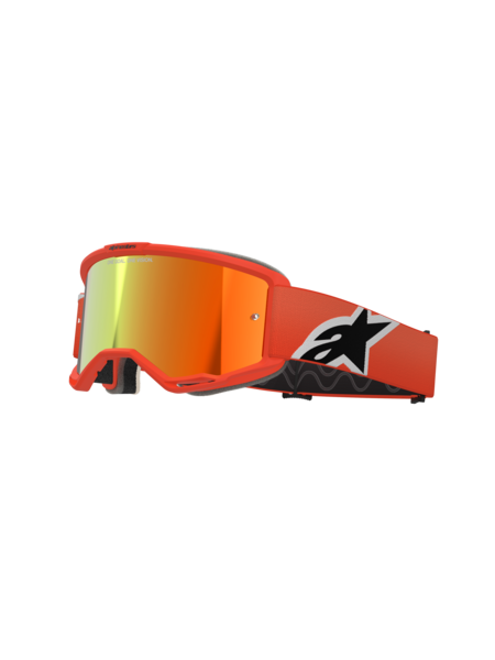 Alpinestars Goggles Vision 5 Corp Orange Mirror Red