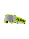 Alpinestars Vision 3 Wordmark Goggles Flou Yellow Mirror Silver