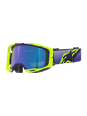 Alpinestars Vision 8 Corp Goggles Purple/Yellow Flou Mirror Blue