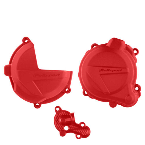 Polisport Clutch & Ignition Cover Protector Kit Beta RR '18-21 Red