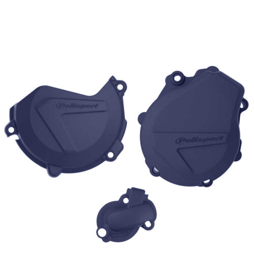 Polisport Clutch & Ignition Cover Protector Kit KTM | Husqvarna 450|501 '17-21 HQ Blue