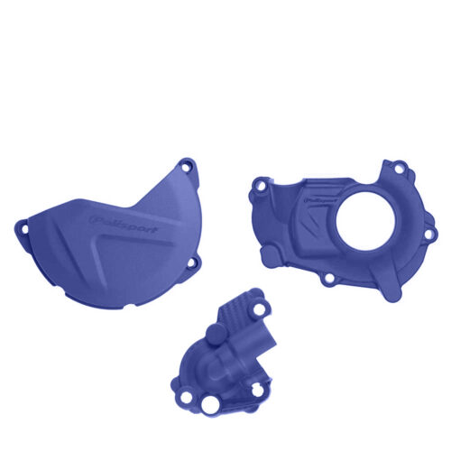 Polisport Clutch & Ignition Cover Protector Kit Yamaha YZ|WR450F '18-21 Blue