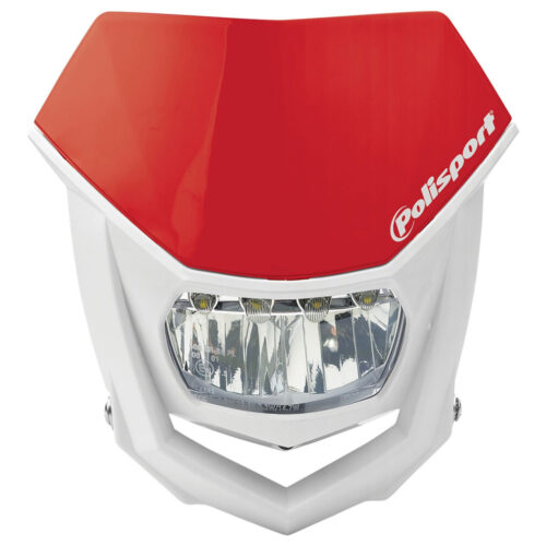 Polisport Halo Led Headlight Red/White