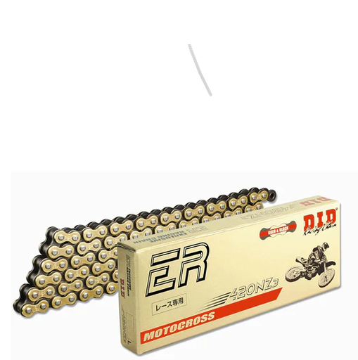[DID-420NZ3136GBRB] DID Chain 420 136L NZ3 Std Clip Type RB Gold/Black