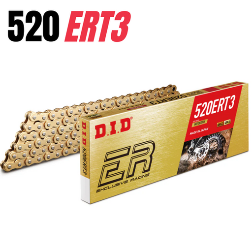 [DID-520ERT3120GGRB] DID Chain 520 120L ERT3 RB Clip Gold