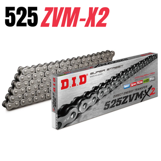 [DID-525ZVMX2120ZB] DID Chain 525 120L ZVMX X-Ring Rivet Type ZB Steel