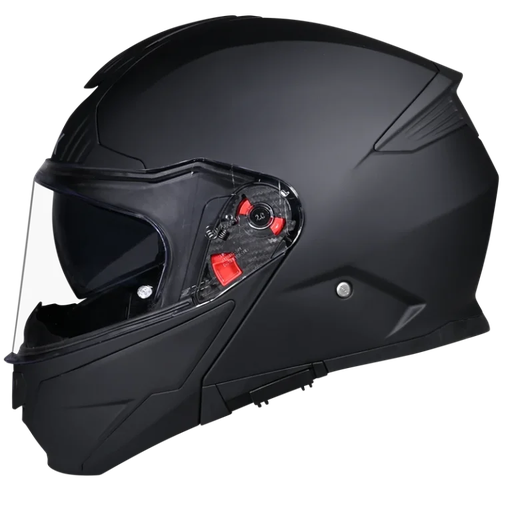 [SMK-SKGULLMBLKMA200] SMK Gullwing Flip Up Helmet Matt Black