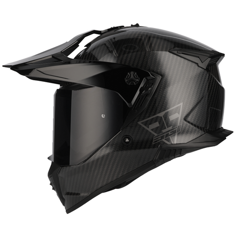 [SPI-ADVREALMCARBLK] Spirit Adventure Helmet Realm Carbon Fibre Black (2XL)