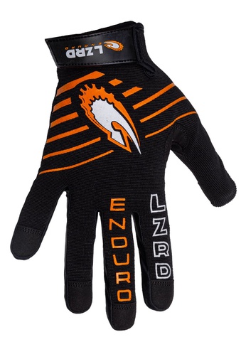 [LIZ-MM24227] Lizzard Leadr Long Finger MX Glove Black/Orange