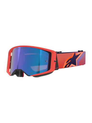 [ALP-AS5100326/414] Alpinestars Goggles Supertech Corp Hot Coral/Purple Mirror Blue