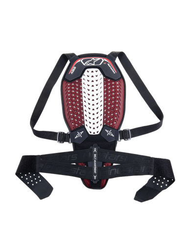 [ALP-AS6504325-123] Alpinestars Nucleon Plasma Back Protector Black/White/Red