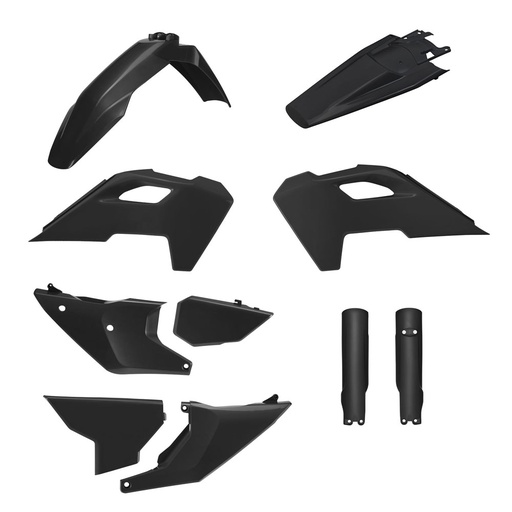 [POL-91627] Polisport Plastic Kit HSQ TE/FE '24-25 Black