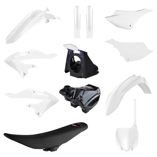 [POL-91572] Polisport Plastic Kit YZ125/250 '02-21 Restyling White