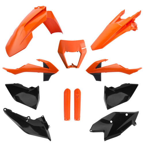[POL-91473] Polisport Plastic Kit KTM EXC/EXC-F/XCW/XCW-F '17-19 OEM Orange/Black