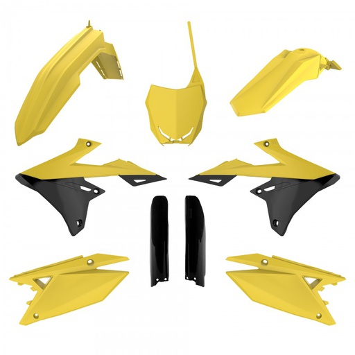[POL-91654] Polisport Plastic Kit Suzuki RMZ 450 '18-26 OEM Yellow