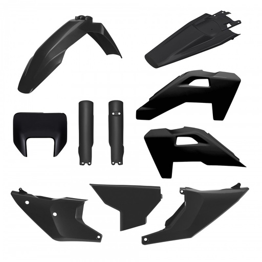 [POL-91663] Polisport Plastic Kit HSQ TE/FE '25-26 Black