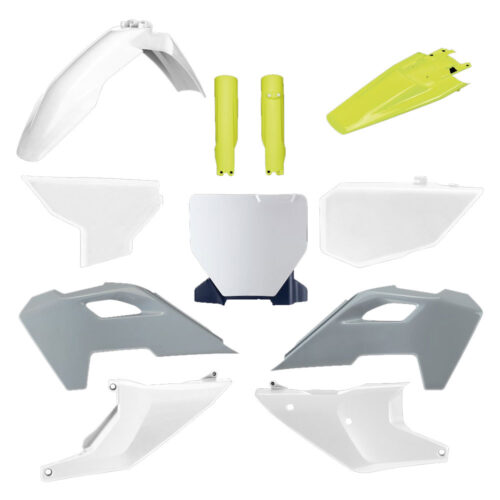 [POL-91100] Polisport Plastic Kit TC/FC '23-24 OEM White