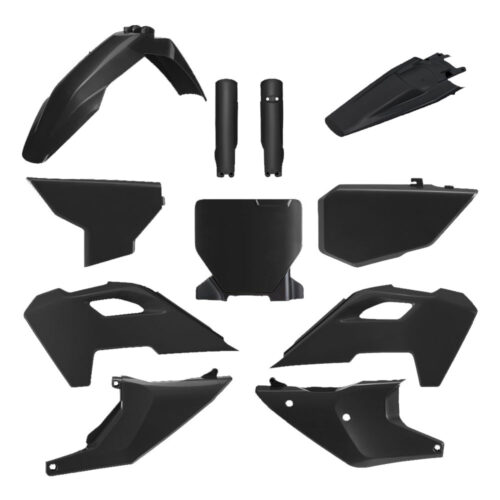 [POL-91101] Polisport Plastic Kit TC/FC '23-24 Black