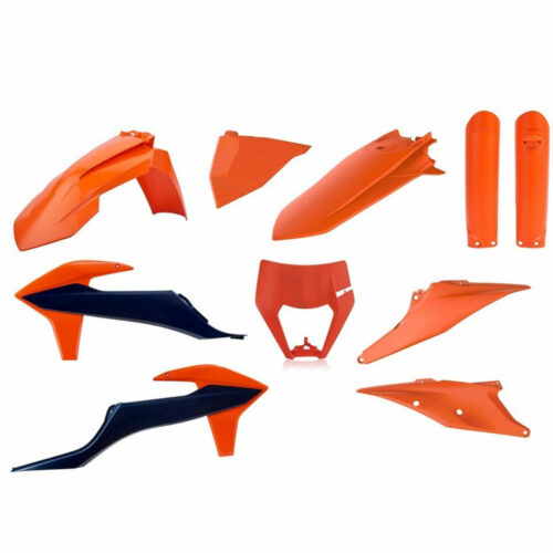 [POL-91104] Polisport Plastic Kit KTM EXC/EXC-F '20-23 OEM Orange/Blue