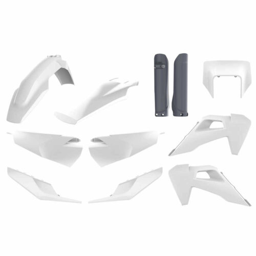 [POL-91105] Polisport Plastic Kit HSQ TE/FE '20-23 OEM White