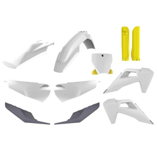 [POL-91121] Polisport Plastic Kit TC/FC '19-22 OEM White