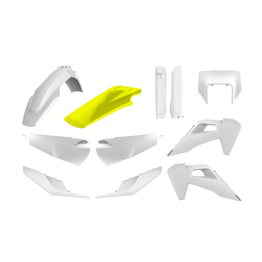 [POL-91324] Polisport Plastic Kit HSQ TE/FE '20-23 OEM White