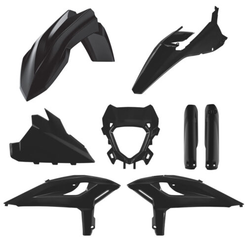 [POL-91596] Polisport Plastic Kit Beta RR X-Pro/Racing '25-26 Black