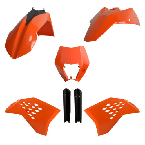 [POL-91459] Polisport Plastics Kit KTM EXC/EXC-F '08-11 OEM Orange