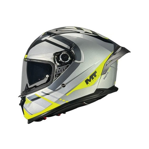 [MT-1346D18C210] MT Full Face Helmet Braker SV C2 Grey/Yellow