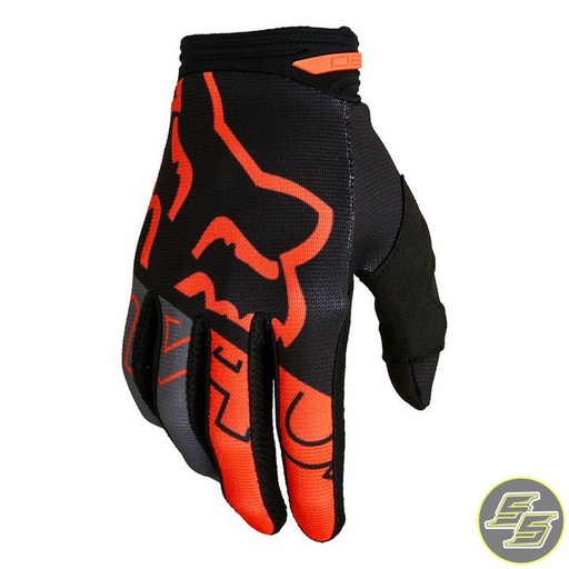 [FOX-28156-016] Fox MX Glove 180 Skew Black/Orange