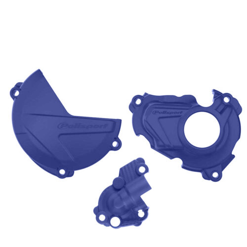 [POL-90944] Polisport Clutch & Ignition Cover Protector Kit Yamaha YZ|WR 250F '19-21 Blue