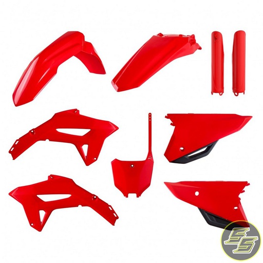 [POL-91054] Polisport Plastic Kit Honda CRF450R '21-24 OEM Red