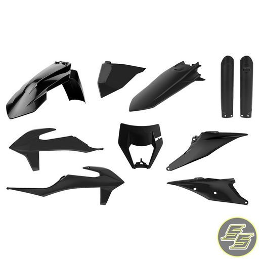 [POL-91017] Polisport Plastic Kit KTM EXC-F|XCW-F '20-23 Black