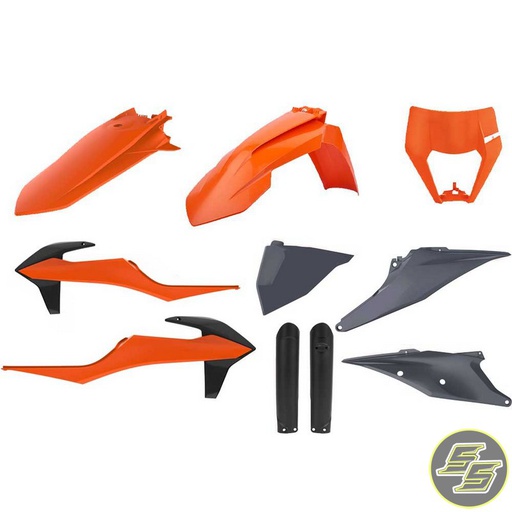 [POL-91040] Polisport Plastic Kit KTM EXC|XCW '20-23 OEM Orange
