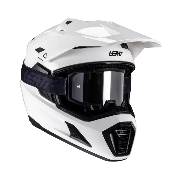 Leatt ADV Helmet Kit 8.5 w/ 4.5 Goggle White