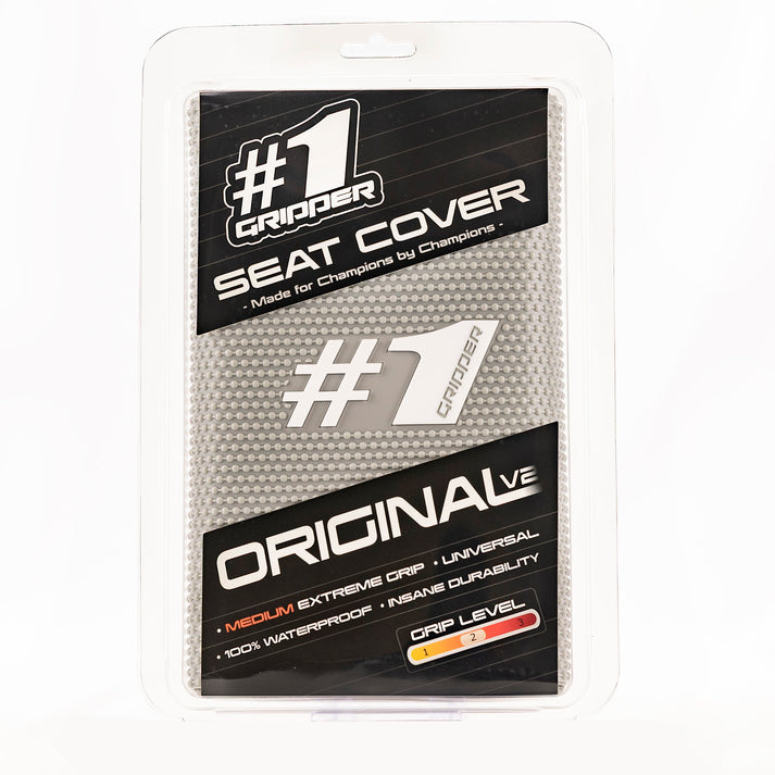 One Gripper Original V2 Universal Seat Cover Light Grey