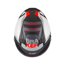 MT Full Face Helmet Barker SV B5 Black/Red/White