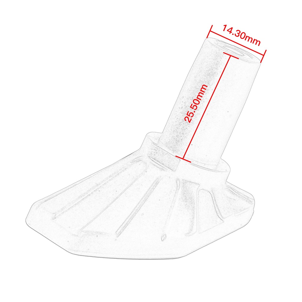 Racecraft Kick Stand Foot Piece Blue KTM150-500 '08-20|HSQ125-501 '14-20