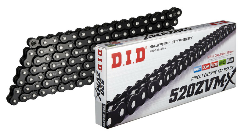 DID Chain 520 120L ZVMX X-Ring Rivet Type ZB Natural