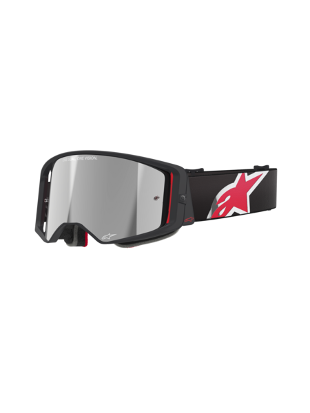 Alpinestars Goggles Supertech Corp Black/Red Mirror Silver
