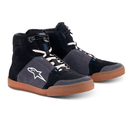 Alpinestars Chrome Shoes Black/Asphalt/Gum Blue