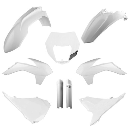 Polisport Plastics Kit KTM EXC/EXC-F '14-15 White