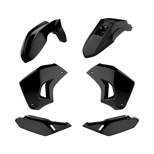 [POL-90858] Polisport Plastic Kit Kawasaki KLR650 '08-18 Black
