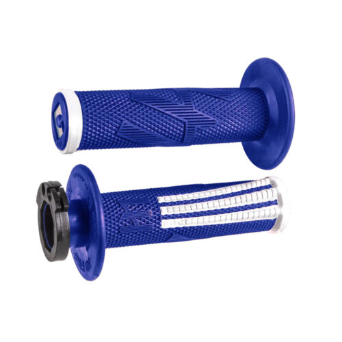 [ODI-H36EPUW] ODI Emig  Pro V2 Lock-On MX Grips 2.0 Blue/White
