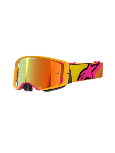 [ALP-AS5100325/5023] Alpinestars Goggles Supertech Corp Yellow/Pink Mirror Red
