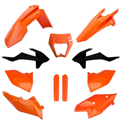 [POL-91469] Polisport Plastics Kit KTM EXC/EXC-F '17-19 OEM Orange